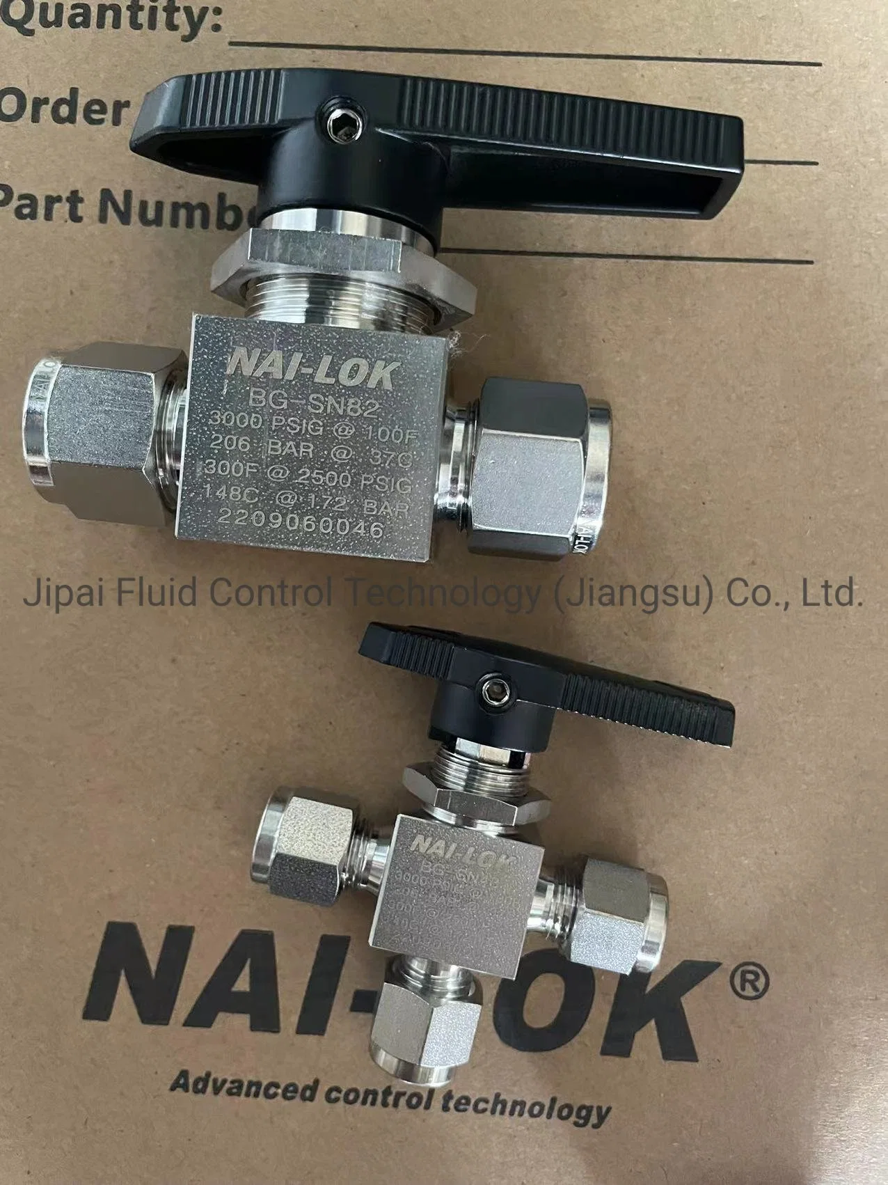 NAI Lok BG Series High quality/High cost performance Low Pressure 3000psig Gas Шаровой клапан шаровой клапан шаровой клапан шаровой клапан из нержавеющей стали O2 No2 Газовый шаровой клапан