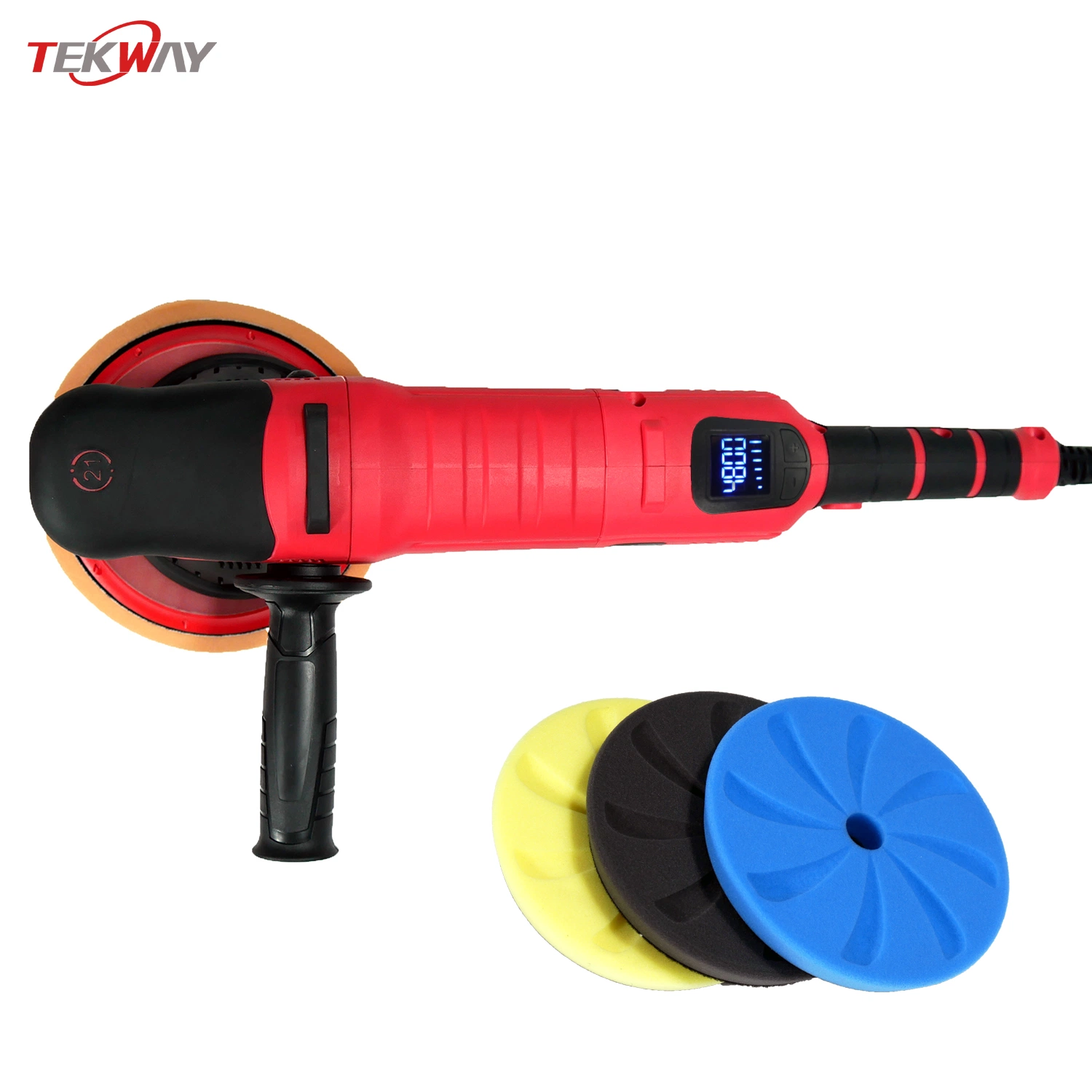 Car Polishers Tekway 950W Electric Orbitle Polisher with Digital Display Six Gears Adjustable 240V Polishing Machine Factory