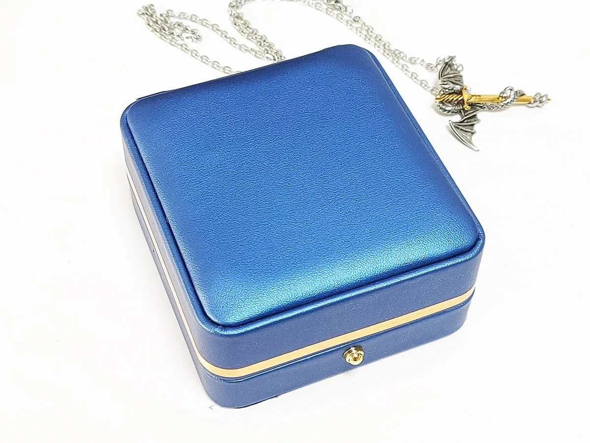 Top Grade Jewelry Box Badge Lapel Pin Box Trophy Keychain Box