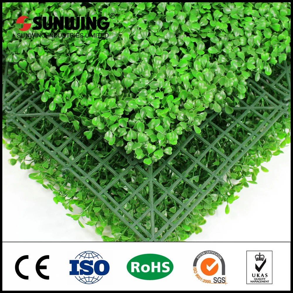 UV Resistant Anti-UV Artificial Boxwood Panel with SGS/Ce