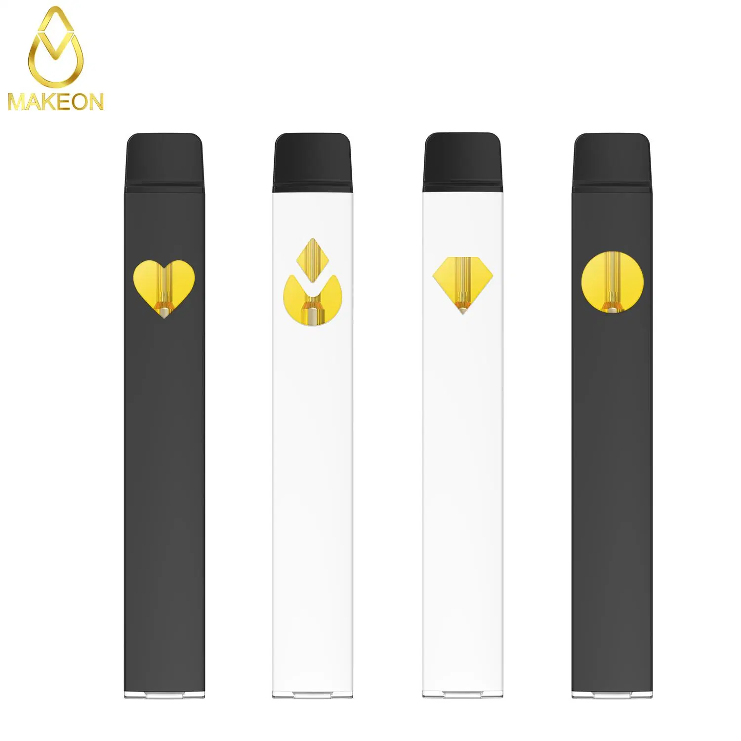 Makeon D9 Rechargerable Disposable/Chargeable Vape Pen Pod 0.5/1.0ml Battery Logo E-Ciragette