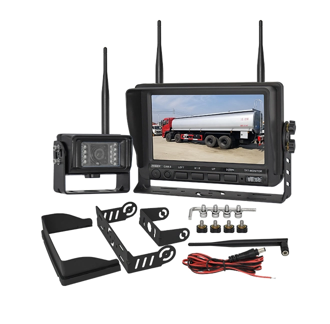 Heavy Duty Quad DVR Monitor Reversing Camera for Trucks, Buses & Vans