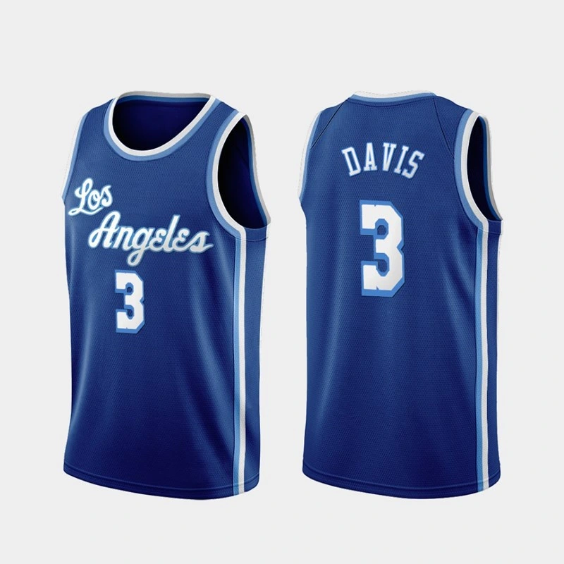 Basketball Player Davis Lakers #3 Edition Jerseys for Men