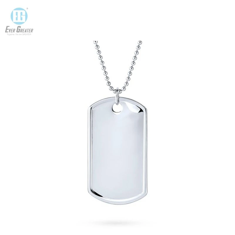 Design Blanks Sublimation Dog Tag Necklaces Men