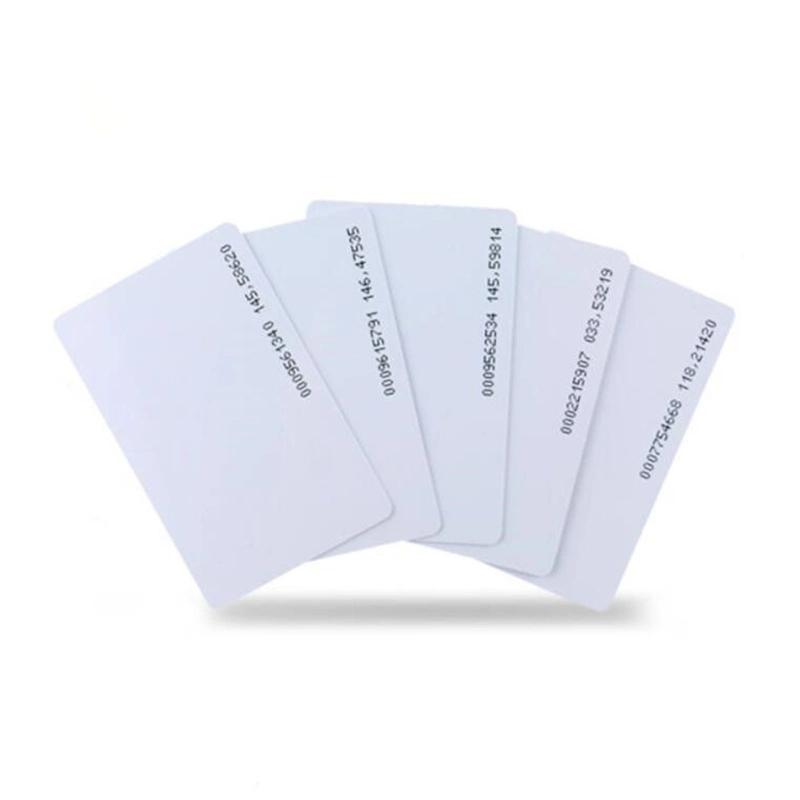 Cheap Price Printable Blank Chip ID Card Maker White PVC Plastic Cards