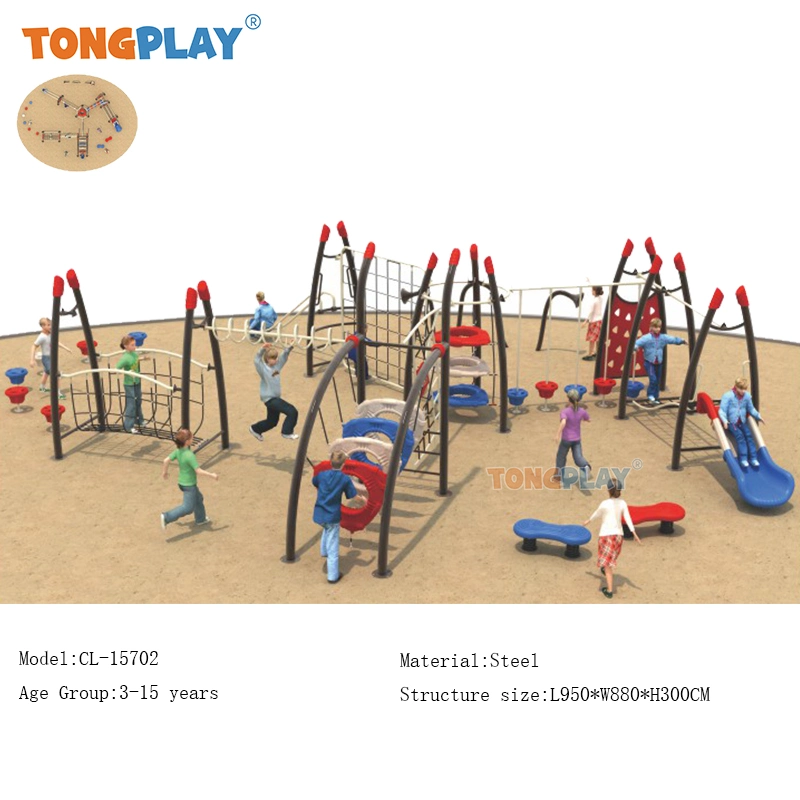 Outdoor Plastic Playground Kids Equipamento para crianças Parque de diversões Jogos