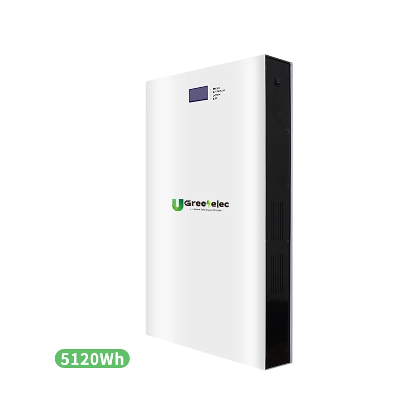 U-Greenelec Hot Selling y mejor calidad 51,2V 100ahwall montado Inicio Batería de almacenamiento