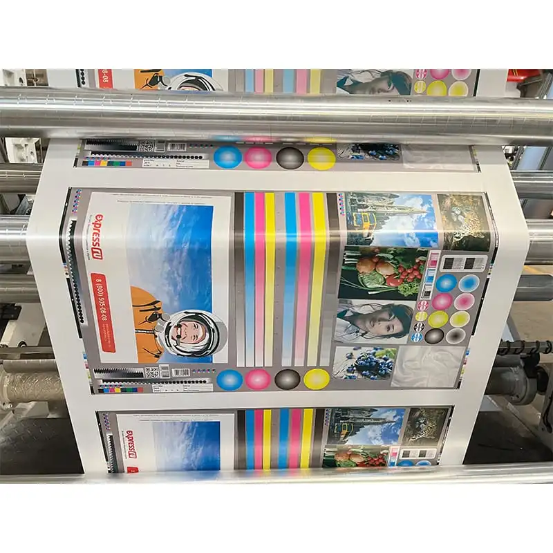 Impresión ecológica PE Pet BOPP PVC Plstic Cup Flexo Máquina de impresión