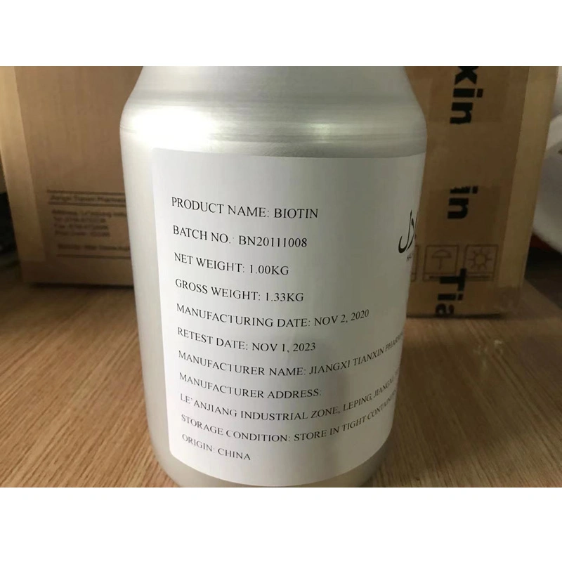 High quality/High cost performance  Biotin Powder Vitamin B7 Biotin Hair Growth Powder