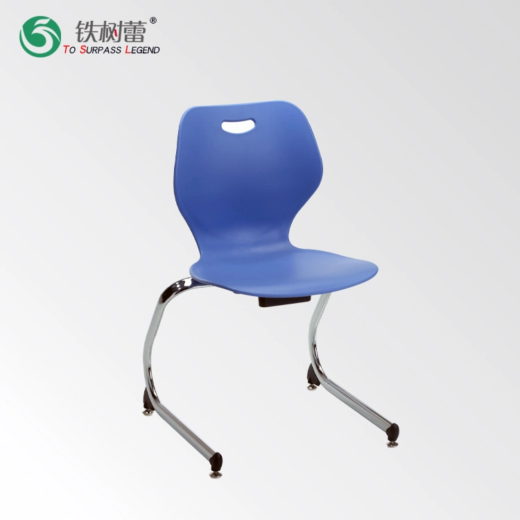 Wholesale/Supplier School Stacking Plastic Chair with Steel Frame