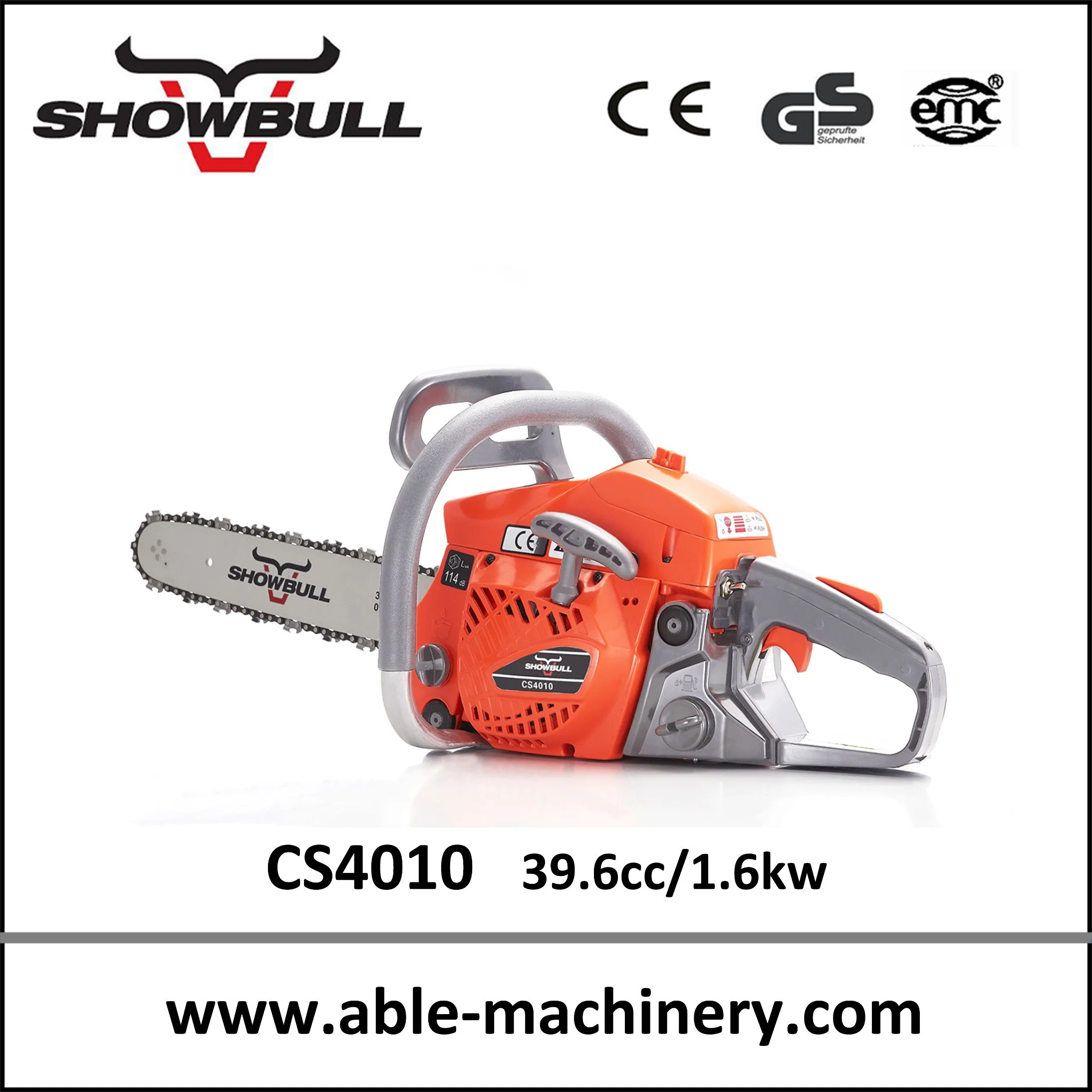 Una nueva apariencia Showbull 4010 Chainsaw 40cc Herramienta Gargarden de alta calidad