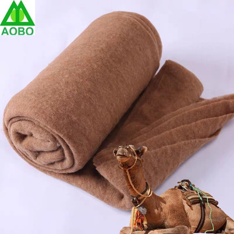 High Loft Chemical Bonded Nonwoven Camel Hair Fabric Camel Wadding