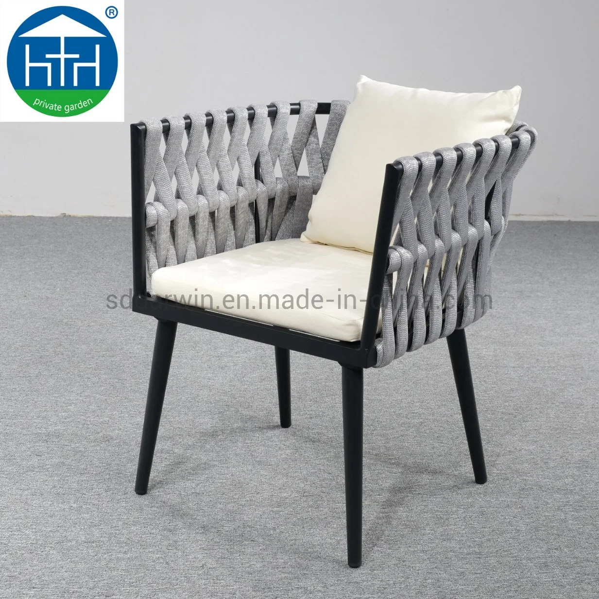 Modern Style Patio Garden Outdoor Furniture Dining Sets/Rope Woven Banquet Sets