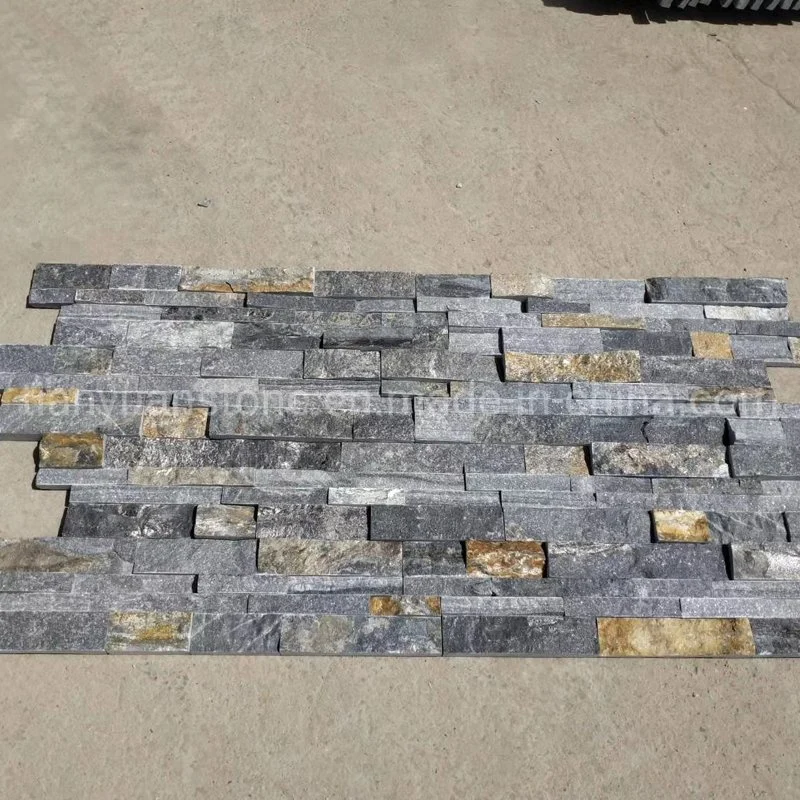 Natural Rusty/Multicolor Culture Stone Wall Cladding Slate Corner