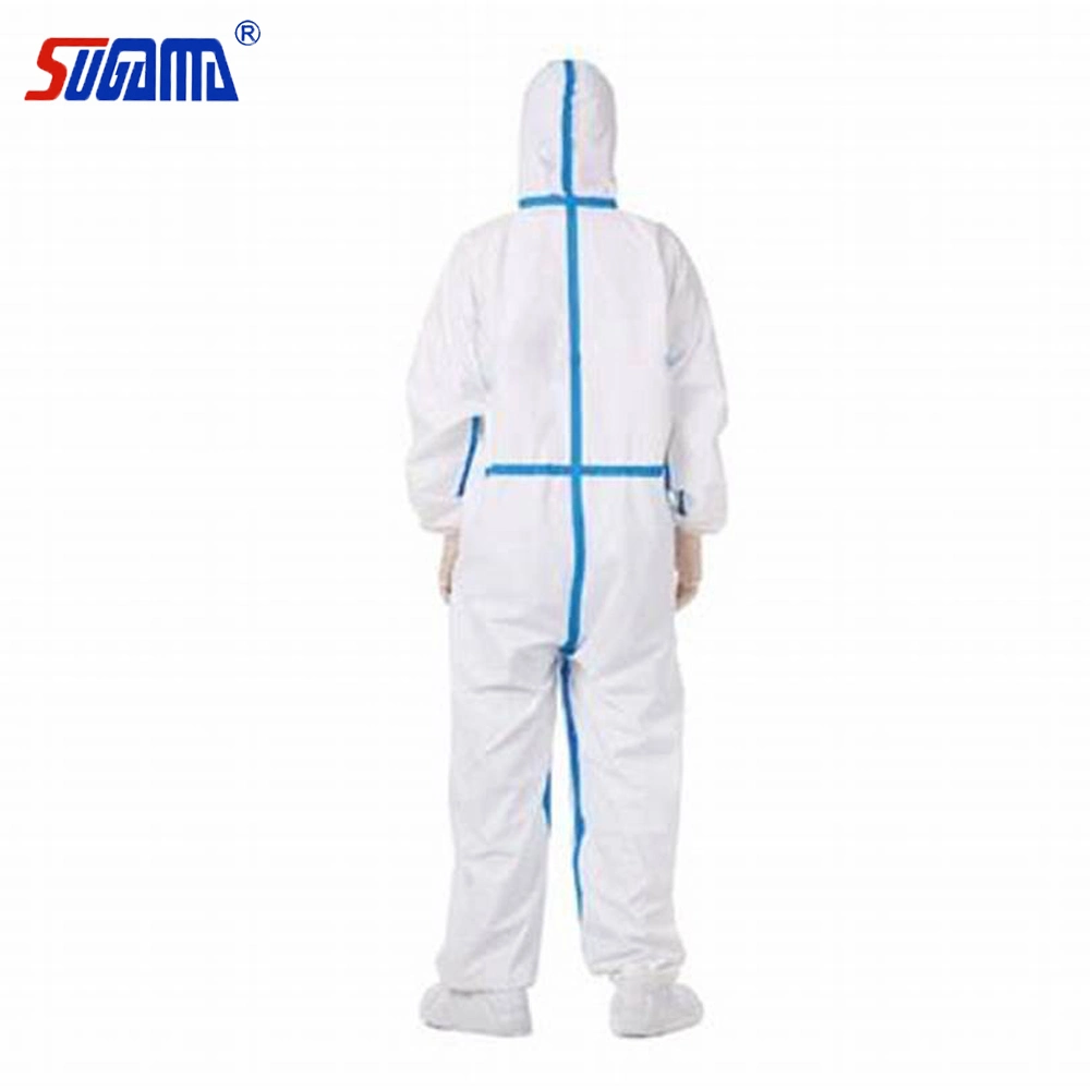 Waterproof and Anti-Static Safety Longer Protection Microporous Disposable Work Clothes Waterproof Coverall