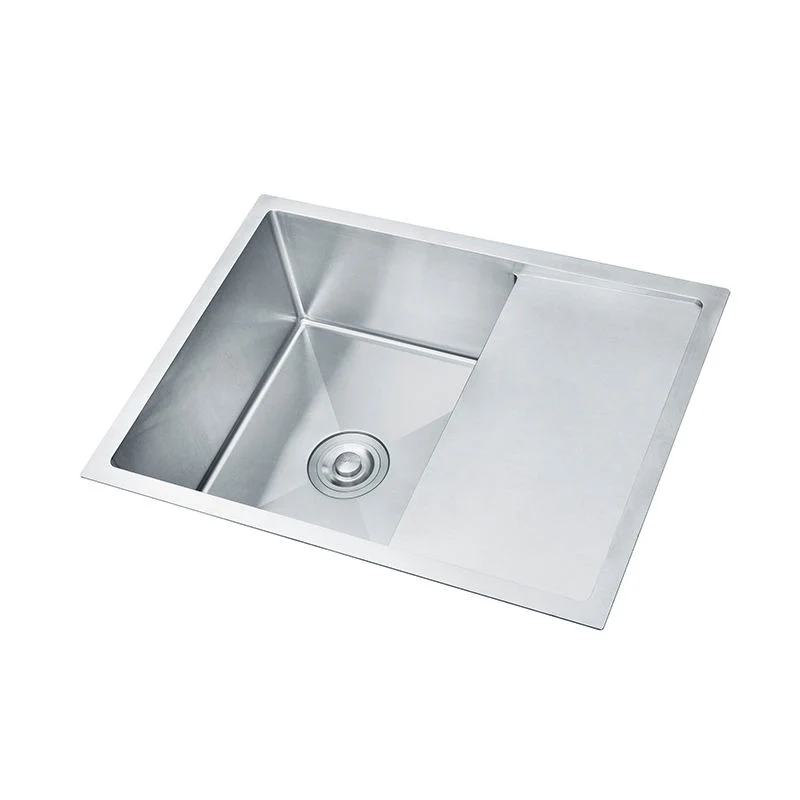 Modern Customized Size Free Standing Stainless Steel Kitchen Sink Table with Drain Board