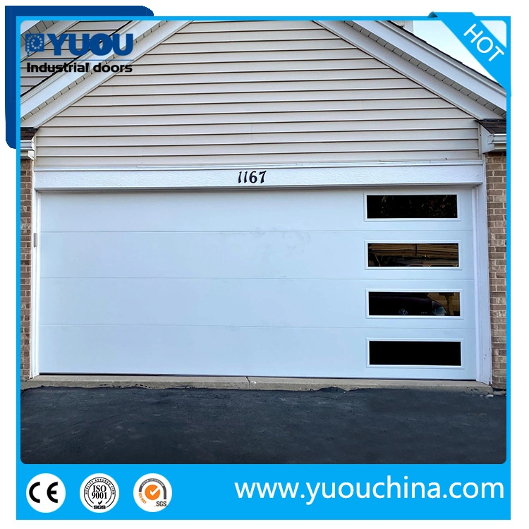 Automatic Security Fireproof Folding Overhead Garage Door