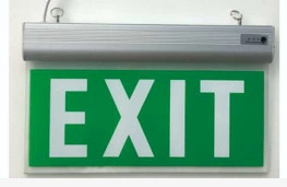 Wall-Mounted Emergency LED Light Exit Sign Easy Installation for Various Locations