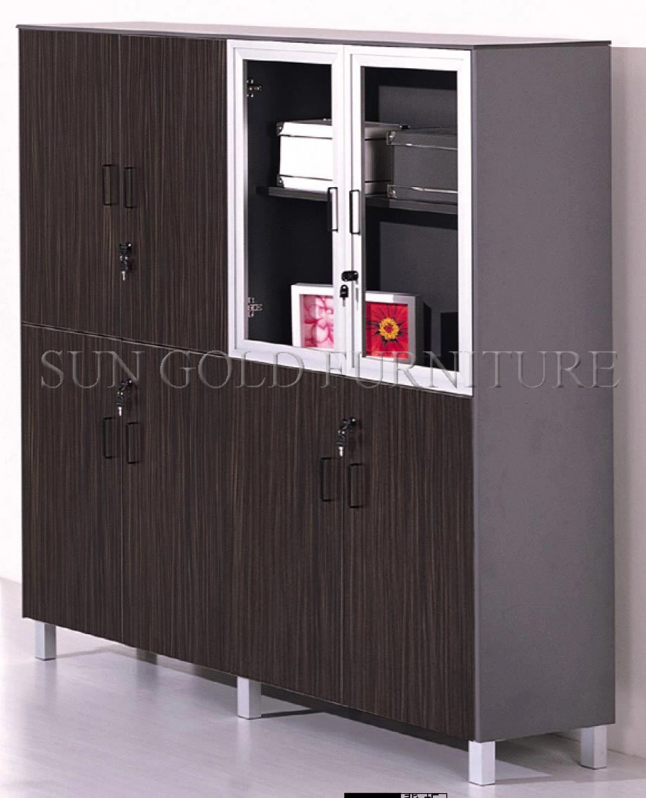 Modern Glass Door Office Filing Cabinet (SZ-FC051)