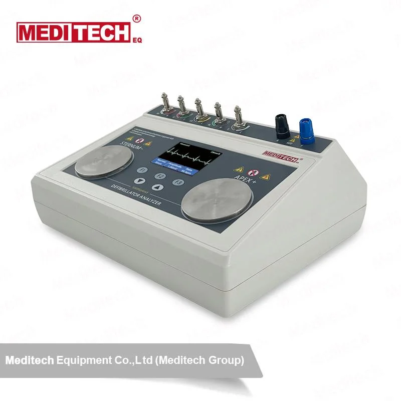 مزيل الرجفان الخارجي الآلي (AED) حتى 600 جول و5 موصلات ECG الاختبار