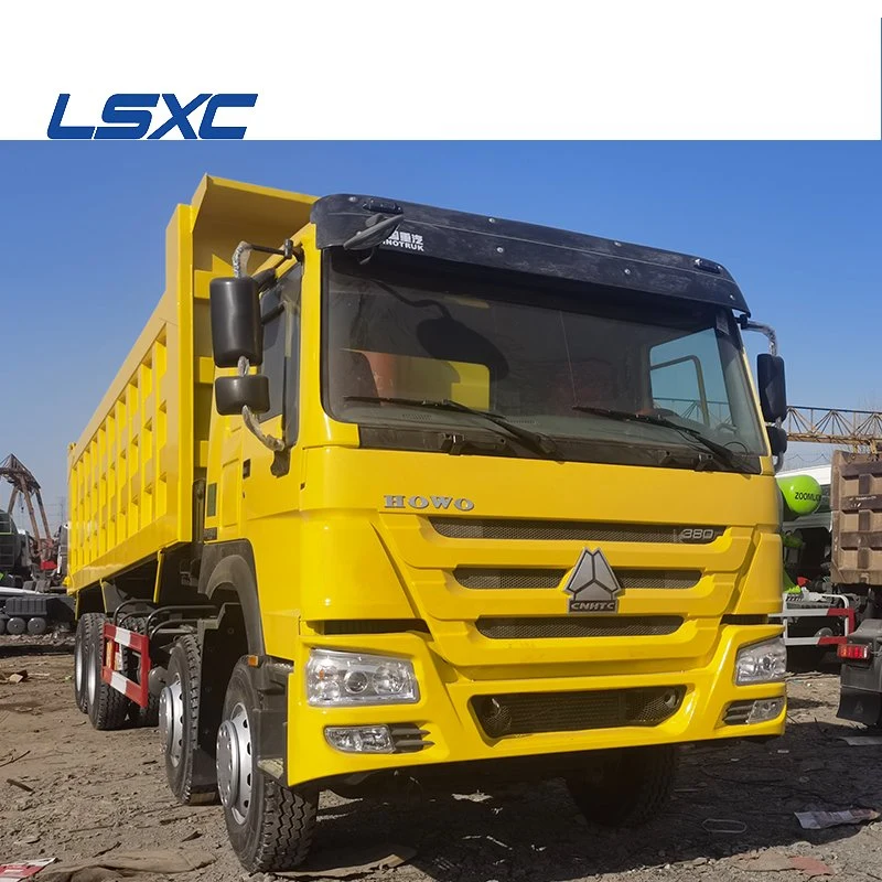 Sinotruk HOWO Used LHD/Rhd 8X4 371HP 50t 12 Wheels Dumper/Tipper/Dump Truck Price for Mining