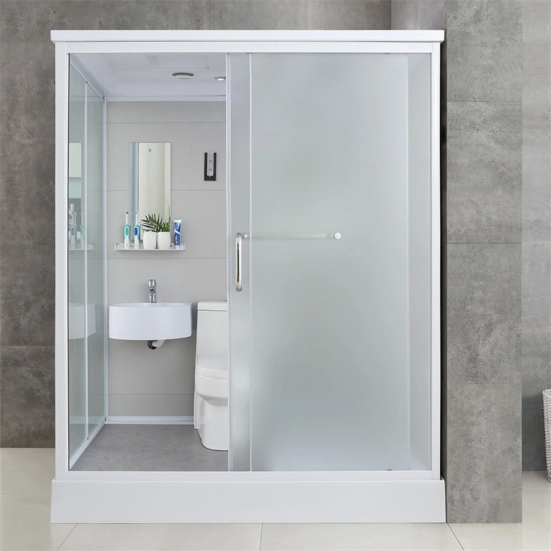 Relax Modern Prefab Badezimmer-Einheit Dusche mit WC Prefab Modulare Einheit All-in-One Badezimmer Pods Decke integriertes Badezimmer Heizung