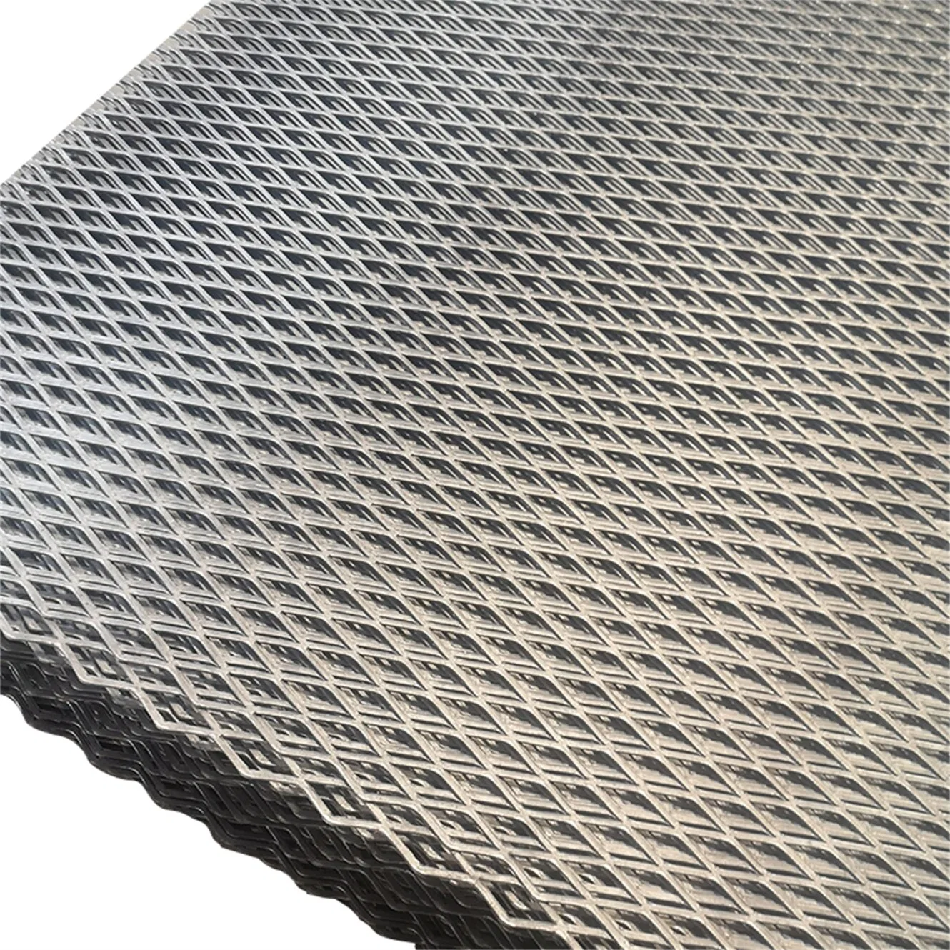 Diamond Shaped Expanded Metal Mesh for Skyscraper Decorative Metal Wall