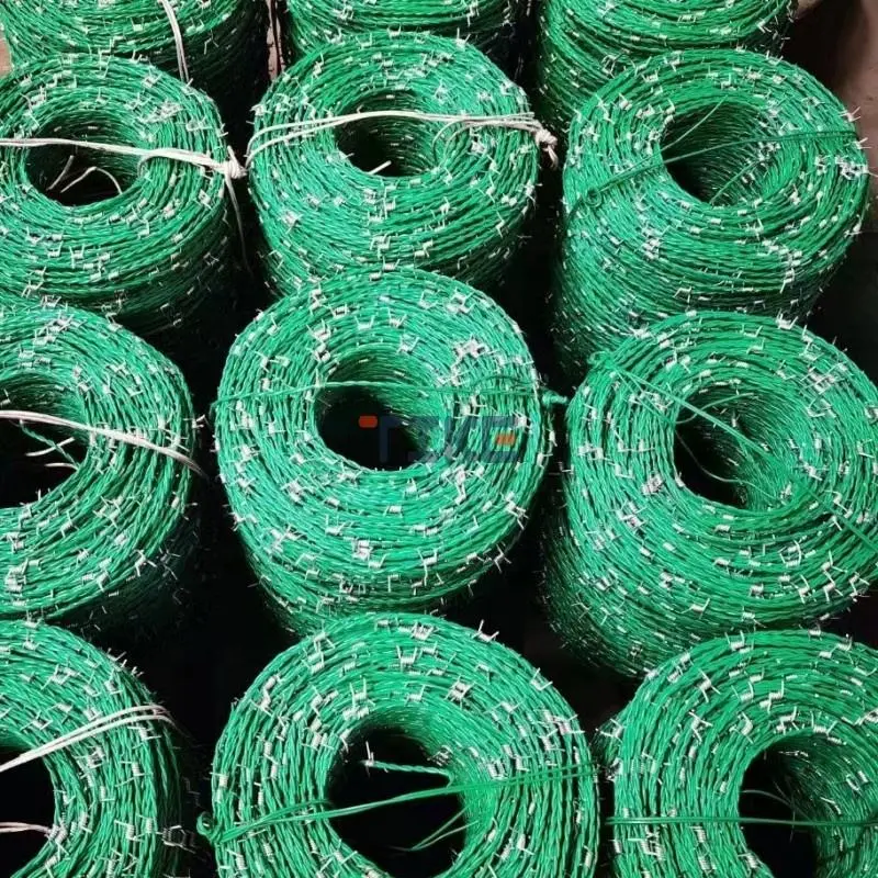 Customized Plastic Covered Barbed Wire Perfect for Yard or Crafts