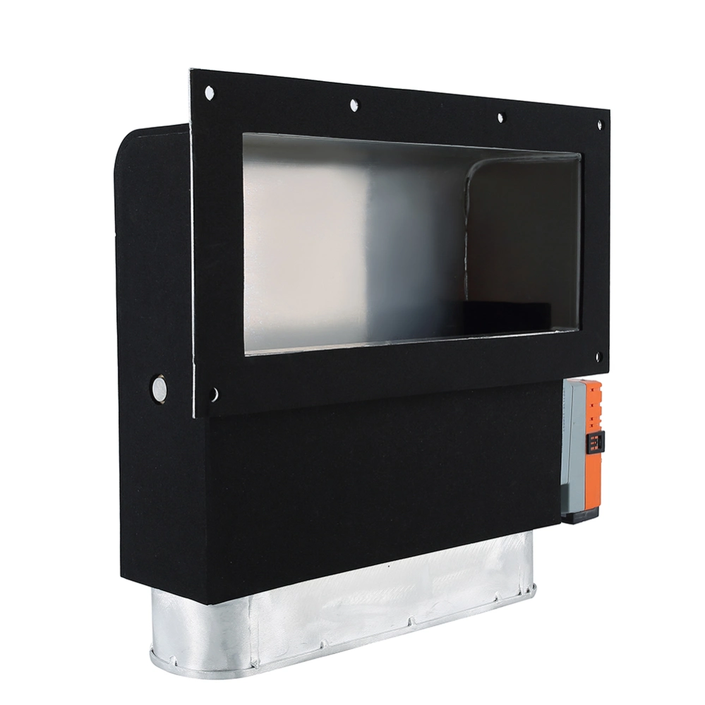 Aluminium Vanne de contrôle de ventilation à distance Volet d'air conditionné réglable pour système de ventilation HVAC.