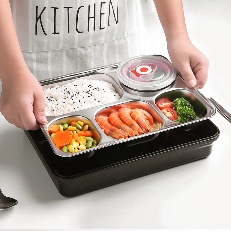 Versiegelte auslaufsichere High Capacity Food Container Bento Lunch Box für Kinder