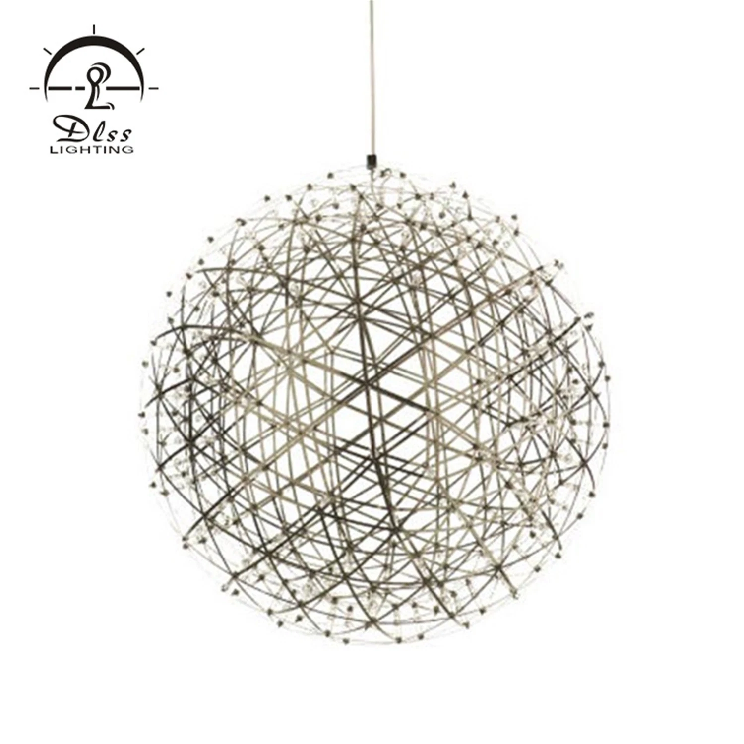 Modern Ceiling Pendant Lighting Stainless Steel LED Lamp Chandelier