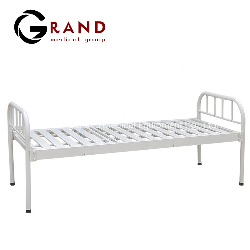 China Manufacturer High Quality Medical Device Hospital Equipment Medical Room Bed Furniture Bed Flat One Function Mobile Nursing Bed