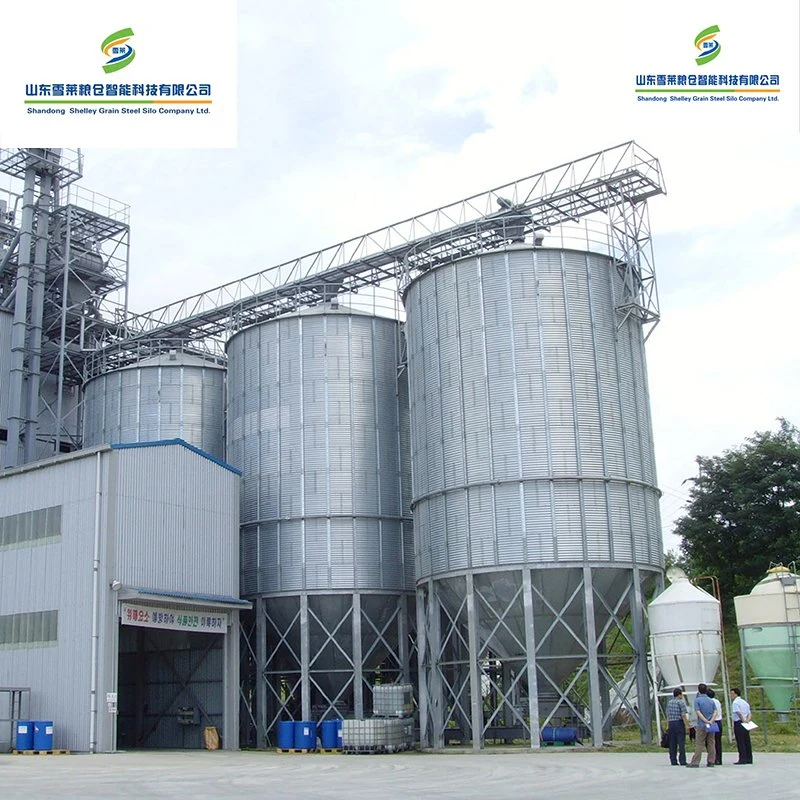 Factory Supplied Steel Silos for Wheat Soybean Grain Storage Used