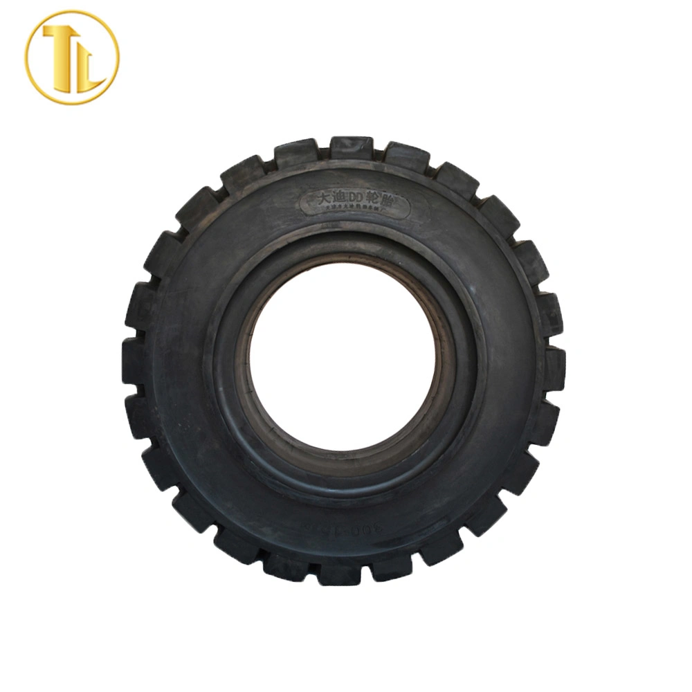 High Load and Heavy Wear-Resistant Forklift Solid Tire Wholsesale 300-15 250-15 8.25-15