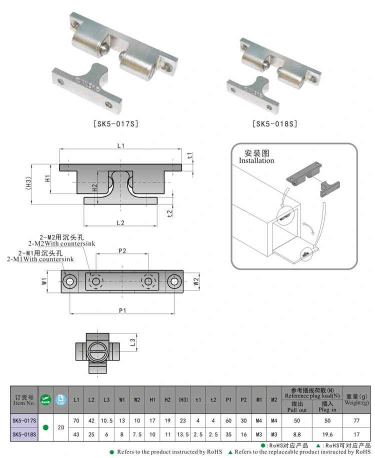 Plastic Magnetic Door Drawer Cabinet Catch Door Holder Magnet