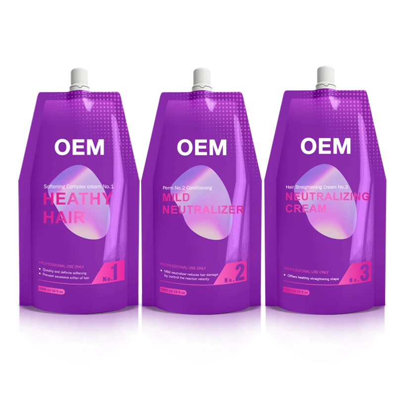 OEM ODM Best Salon Use Hair Perm Lotion e Digital Perm Lotion para Perm. Reta