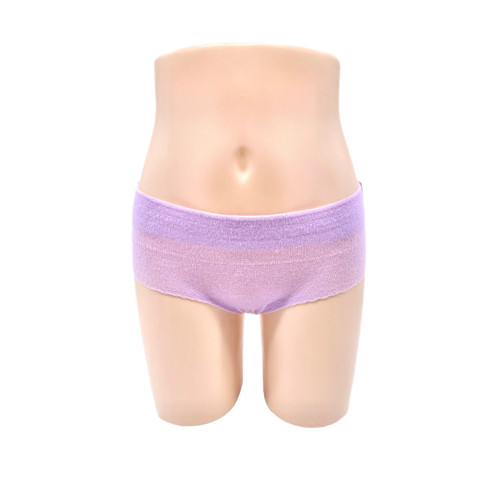 China One Time Underwear Manufacturer Custom Design Disposable Travel Wearing Underwear for Women