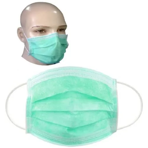 3ply Odontología Oar Loop no tejido desechable médico al por mayor Cirugía Máscara facial