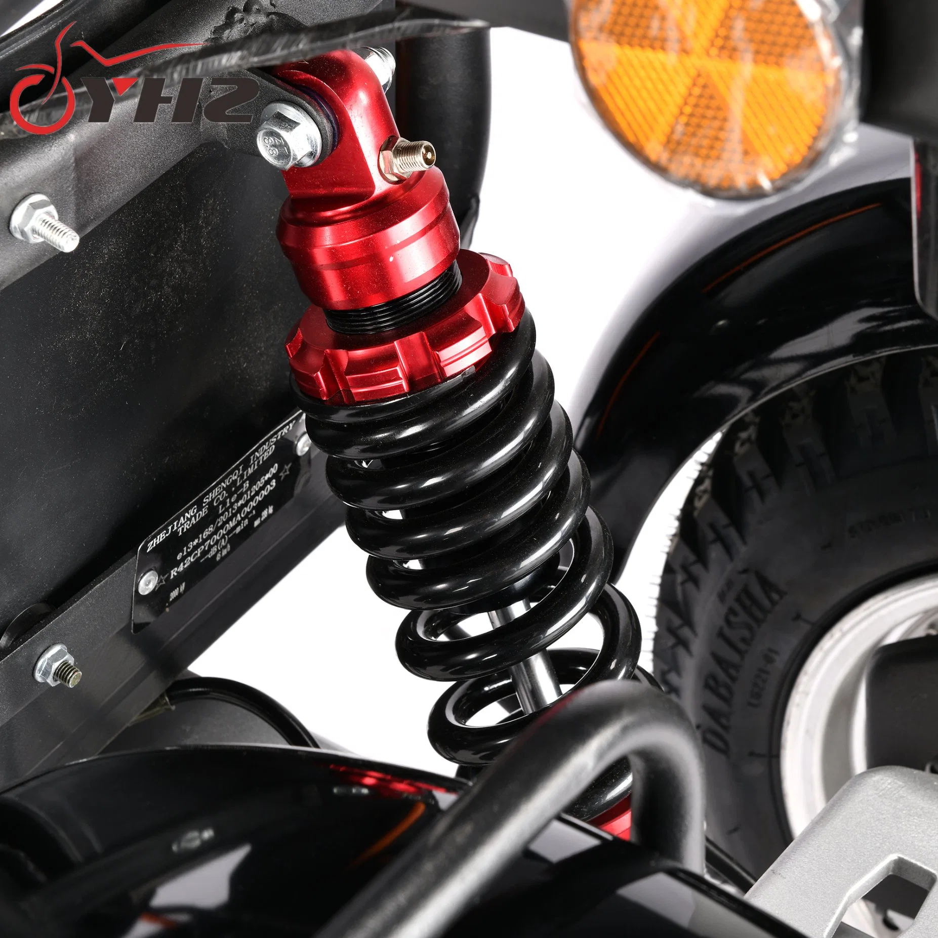 CP-7 ممتص الصدمات الخلفي فقط أجزاء من الدراجة الكهربائية