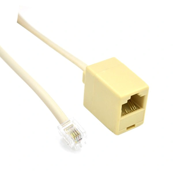 RJ45 8p8c macho a conector RJ11 hembra 6p4c Teléfono Adaptador Ethernet RJ45 Macho a hembra RJ11 Cable divisor adaptador