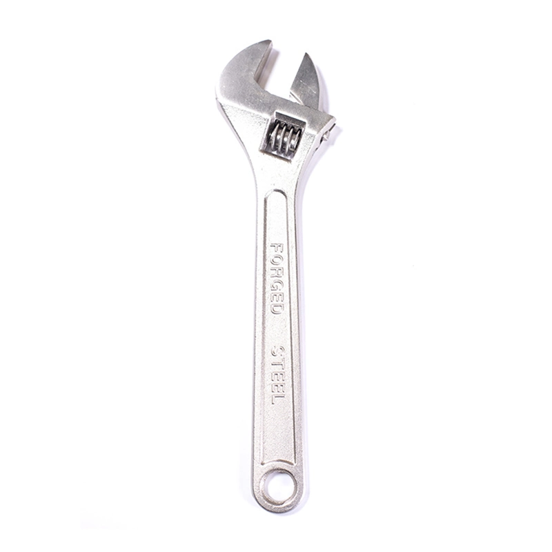 CRV Chrome Vanadium Steel Forged Adjustable Wrench with High Rust Resistance and Hardness