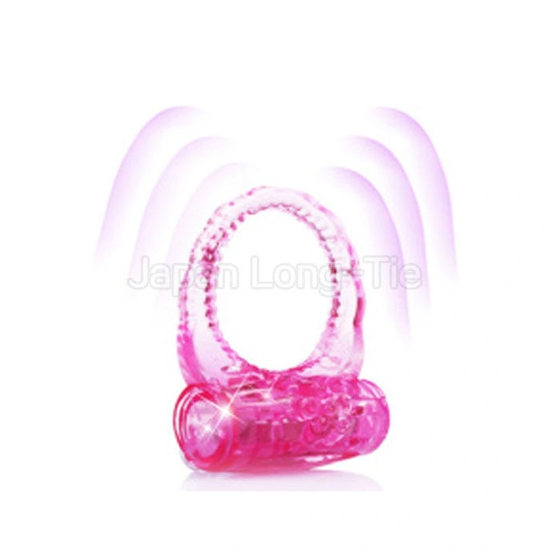 Vibrating Ring and Condom in Box Adult Sex Toy for Women