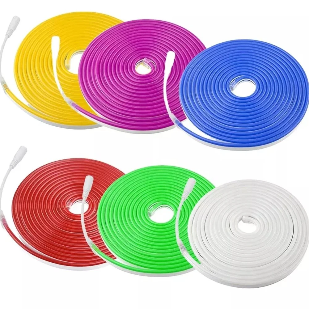 12V 6*12mm Flexible Silicone LED Neon Strip Light Flex