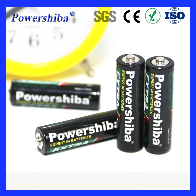 0% Hg R03s No. 7 Primary Dry Cell Battery with PVC Jacket