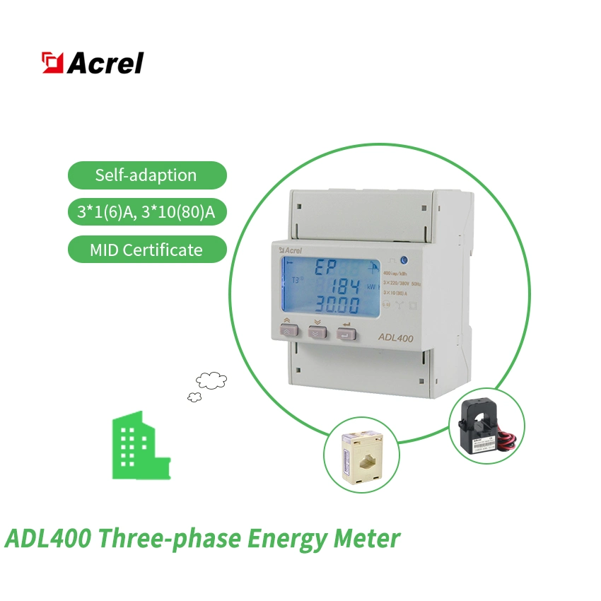 إنترنت الأشياء اللاسلكي Arel ثلاثي المراحل وSingle Phase DIN Rail جهاز قياس الطاقة مع عداد كهرباء RS485 Adw Adl Sereis kWh مقياس الطاقة 4 جي واي فاي لورا اختياري