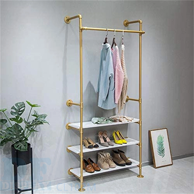 Wholesale/Supplier Clothes Rail Pipe Clothing Shop Fixture Retail Clothing Display Racks Clothes Display Caseclothing Shops Display