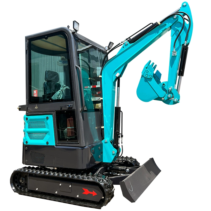 China Titan brand cheap price 1 ton 1.2 ton crawler mini excavator excavator can add air conditioner