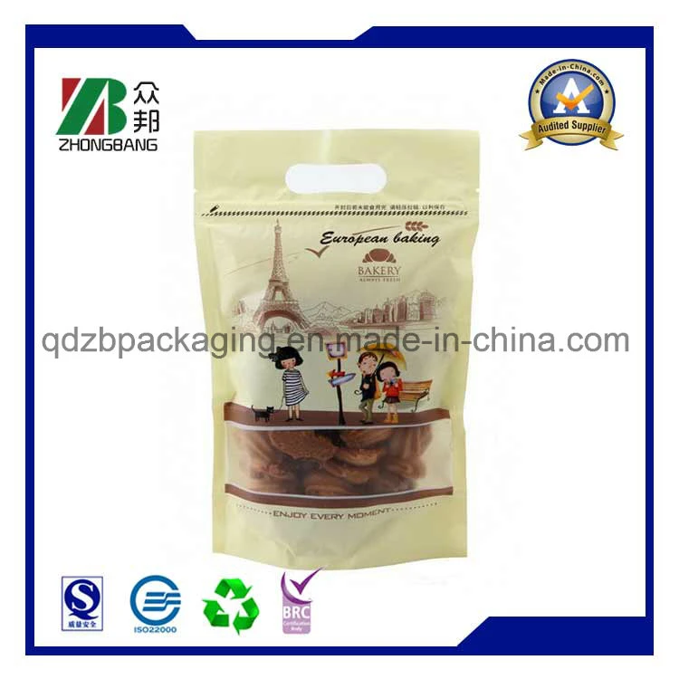 Stand up Plastic Soft Snack Food Packing with Zipper