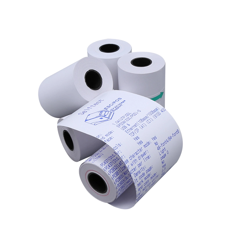 Width 80mm POS Thermal Paper with Black Plastic Bag