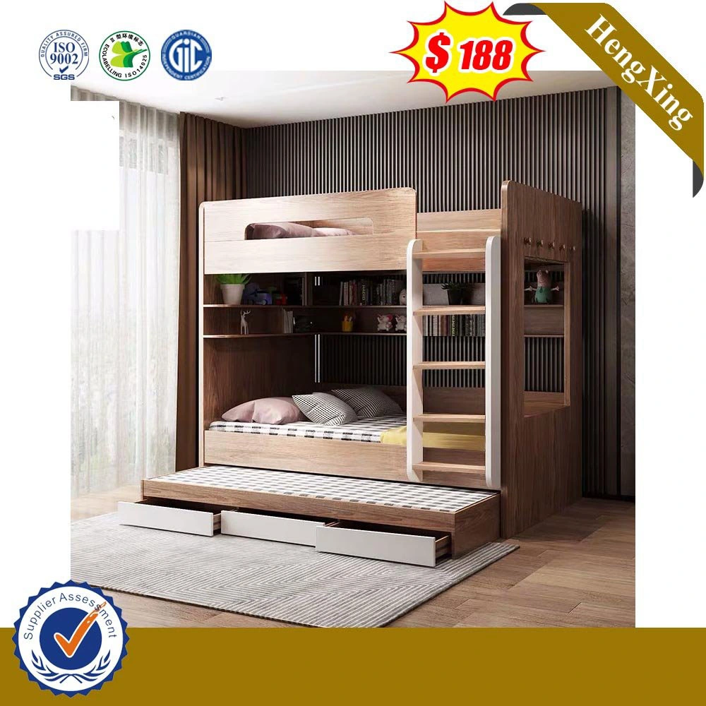 Children Bedroom Furniture Sets Multifunction Baby Mediterranean Style Modern Wooden Bunk Bed